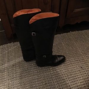 Frye black boots..lightly worn size 9